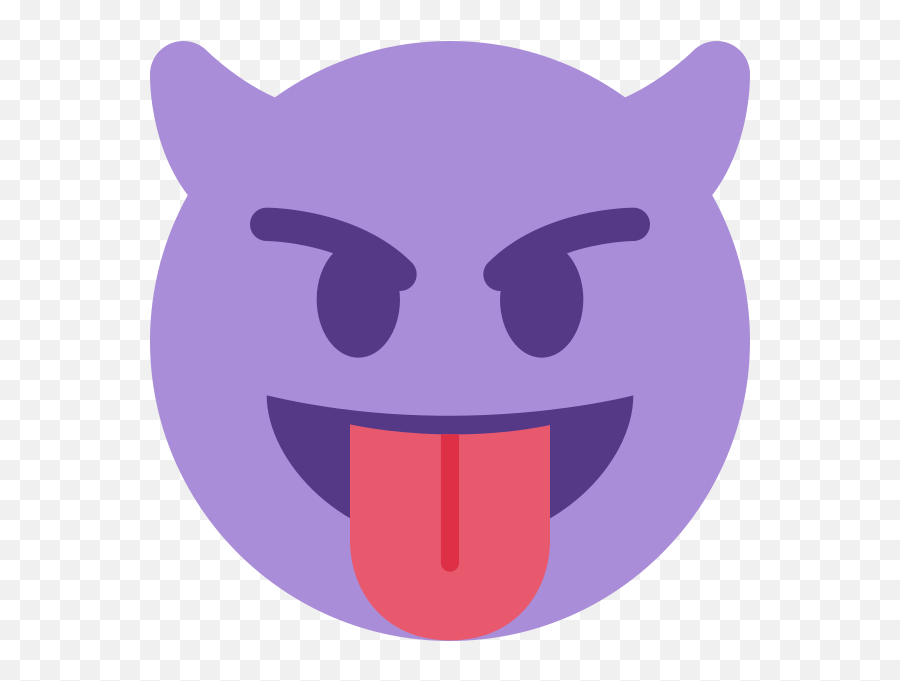 Smiling Face With Horns Emoji,Lewd Face Emoji