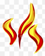 Free Campfire Fire Vectors - Christian Clip Art Pentecost Emoji