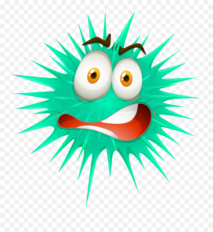 Thorns Ball Clipart Emoji,Microbe Emoji