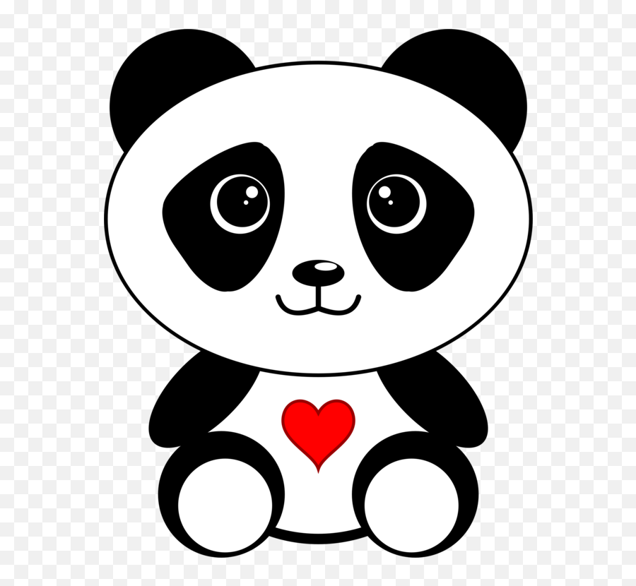 Red Panda Coloring Book Panda Kawaii - Clipart Panda Black And White Emoji,Panda Bear Emoji