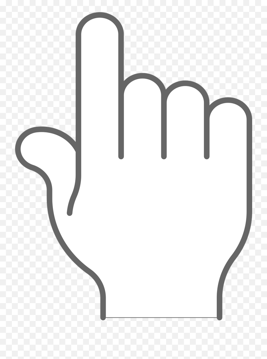 Index Finger Pointing Pointer Hand - Png Emoji,Emoticons Giving The Finger