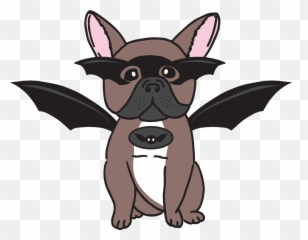 Batpig French Bulldog - Bat Pig Emoji,French Bulldog Emoji