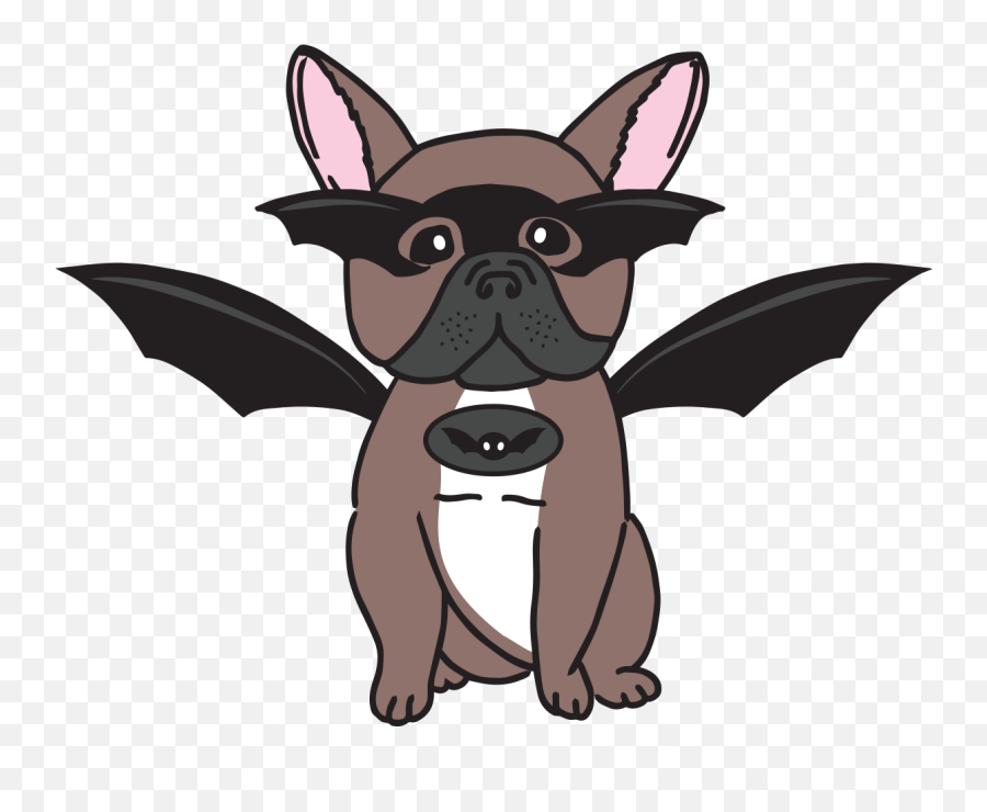 Batpig French Bulldog - Bat Pig Emoji,French Bulldog Emoji