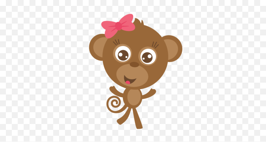 Monkey Png And Vectors For Free - Cute Monkey Clipart Girl Emoji,Monkey Hiding Face Emoji