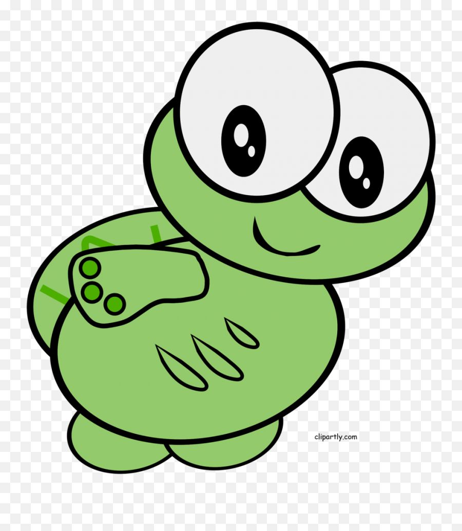 Cartoon Turtle Clipart Png Download - Basic Cartoon Emoji,Turtle Emoticon Text