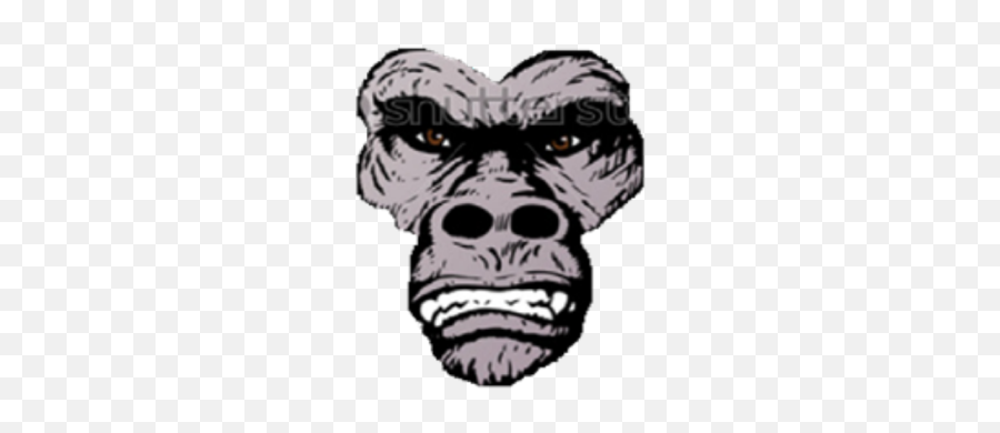 Gorilla Decal - Roblox Illustration Emoji,Gorilla Emoji