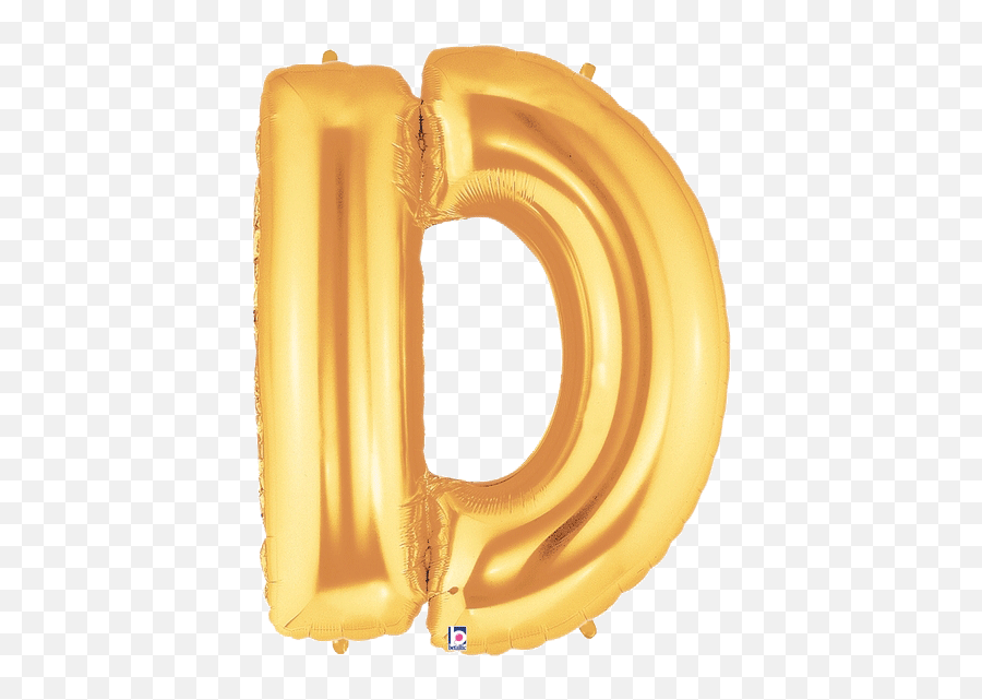 Download Letter D Foil Balloon Letters - Balloon Letters Gold Balloons Letters Emoji,Letter D Emoji