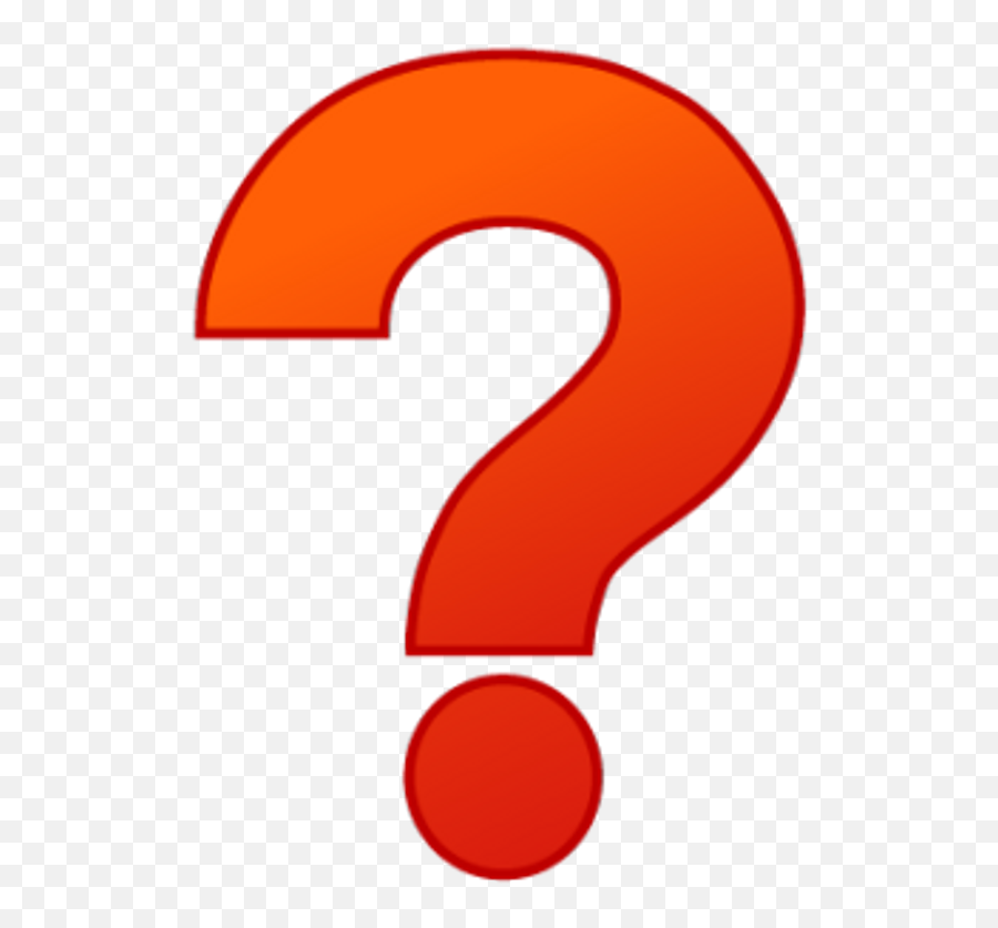 Download Hd Red Question Png Icon Transparent Png Image - Clip Art Emoji,Question Emoji Transparent
