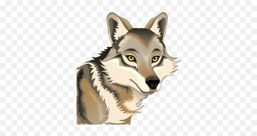 Start Here - Wolf Colored Cartoon Emoji,Wolf Emoji Png