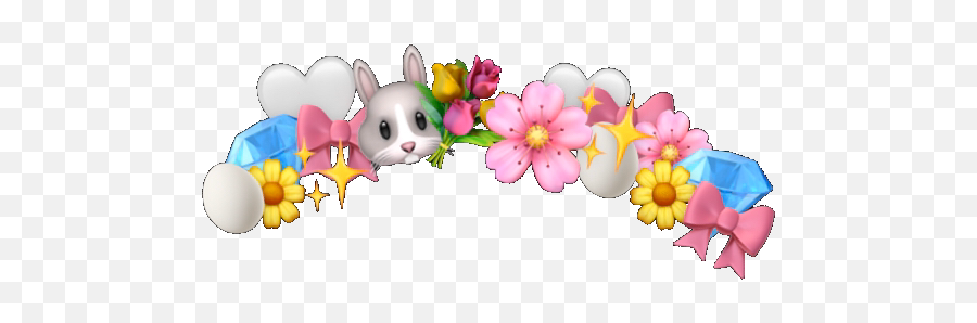 Easter Crown Aesthetic Sticker By Vape No Flute - Girly Emoji,Easter Emoji