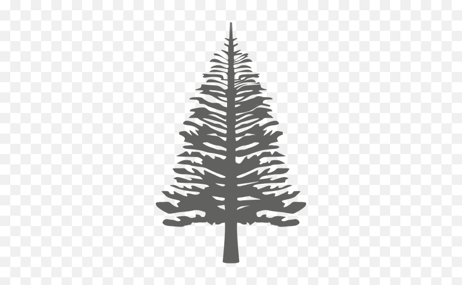 Pine Tree Silhouette 4 Flag Of Norfolk Island Emoji,Pine Tree Emoji free transparent emoji