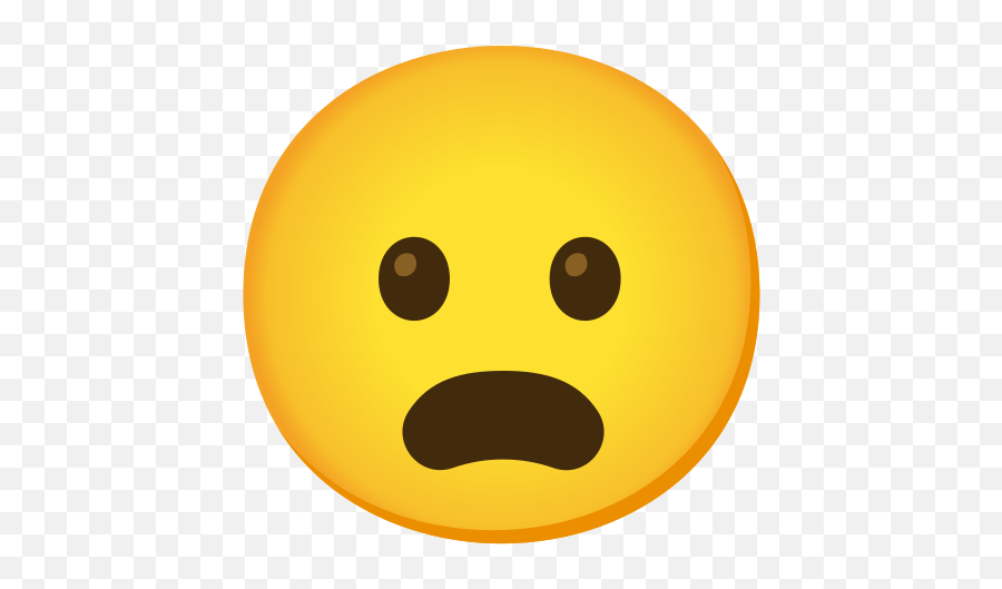 Frowning Face With Open Mouth Emoji - Happy,Black Smiley Face Emoji Meaning