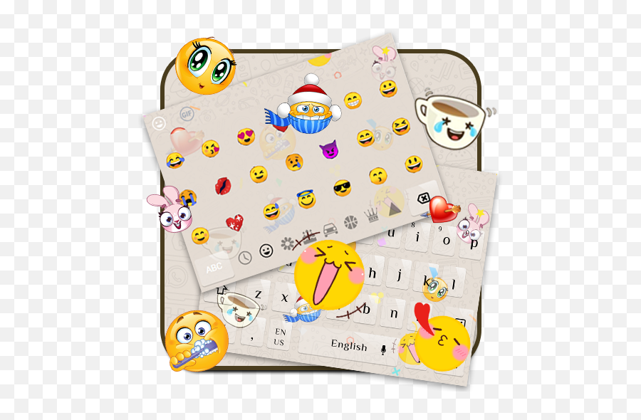 Smiley Emoji Keyboard Theme - Animoji U0026 Stickers U2013 Apps On Dot,Stalker Emoji