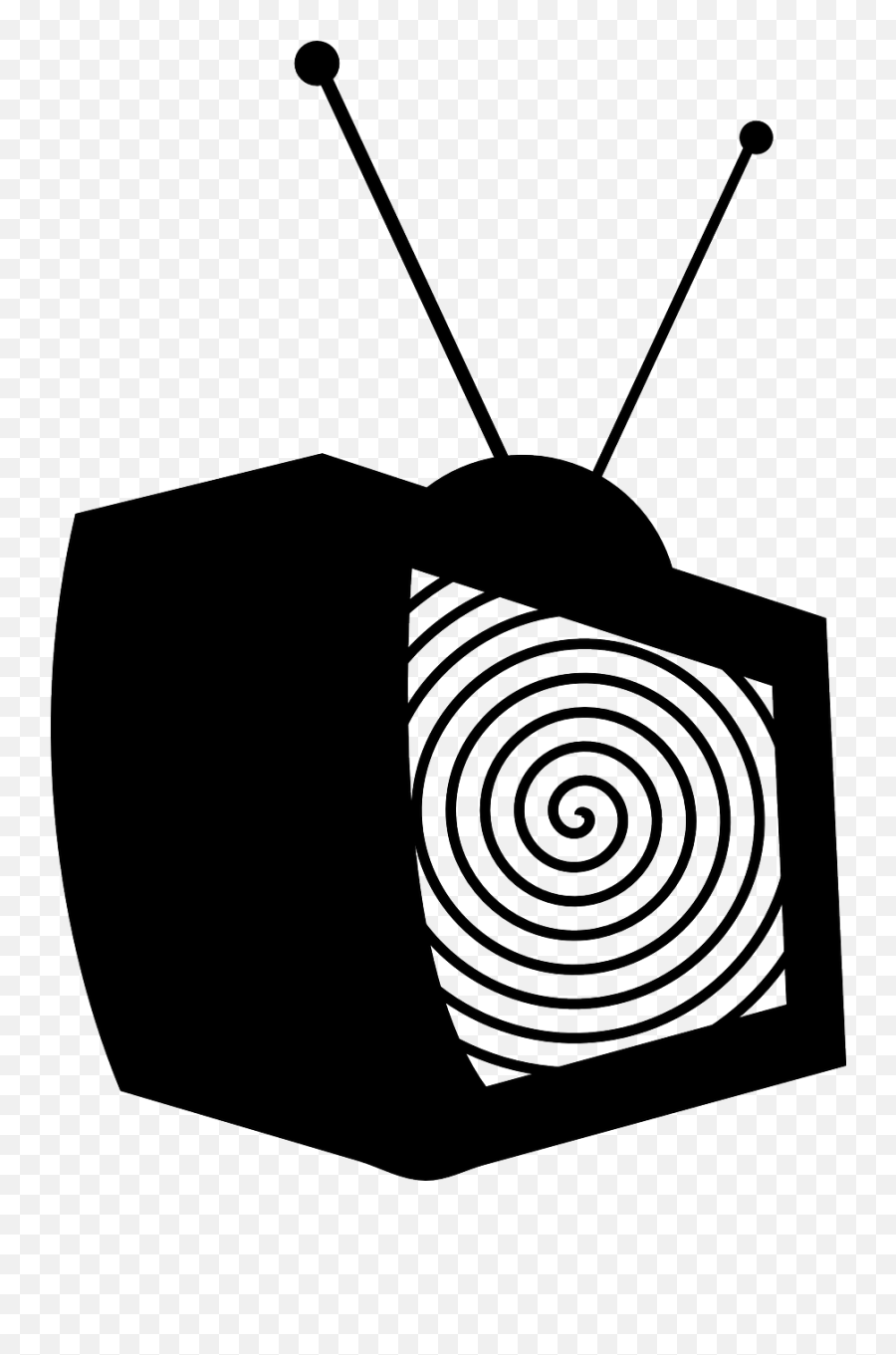 Tv Television Movie Free Vector Graphics Free Pictures - Old Tv Silhouette Png Emoji,Watch Emoji Movie Online Free