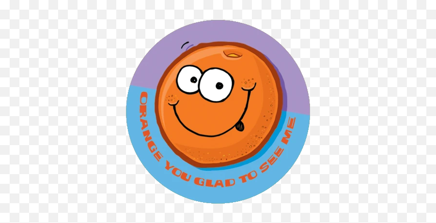 Dr - Orange Scratch And Sniff Stickers Emoji,Emoticon Stickers