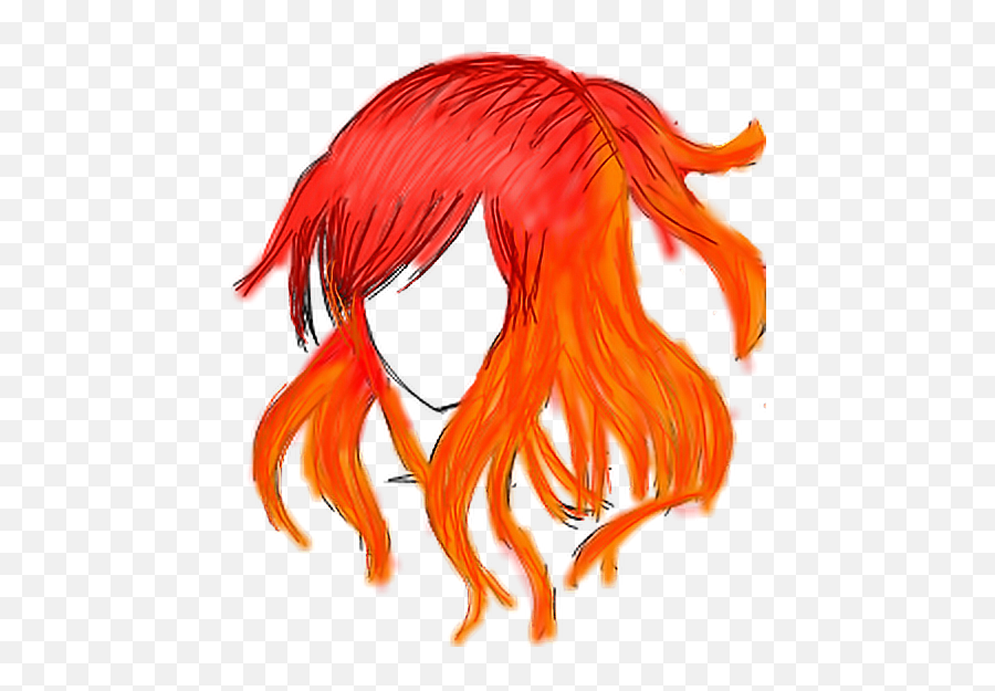 Fire Haircolor Red Hair - Red Hair Emoji,Hair On Fire Emoji