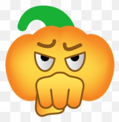Pumpkin Halloween Emoji Sticker - Cartoon