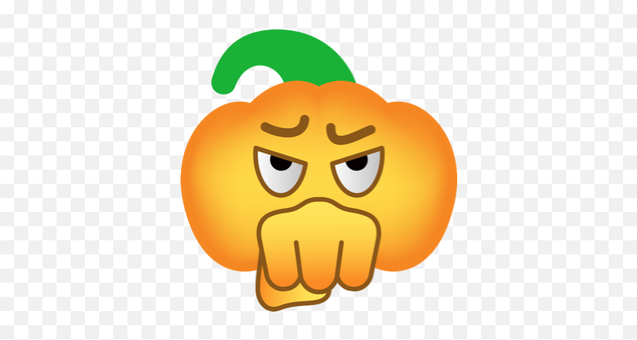 Pumpkin Halloween Emoji Sticker - Cartoon,Scary Emoji