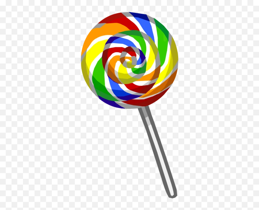 Rainbow Lollipop - Lollipop Clipart Png Emoji,Rainbow Candy Emoji