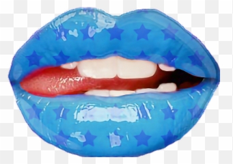 Lipgloss Tongue Lick Licking Teeth Lips - Cool Emoji