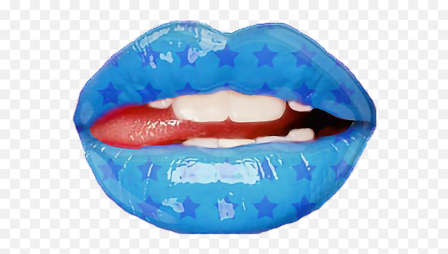 Lipgloss Tongue Lick Licking Teeth Lips - Cool Lips Emoji,Emoji Licking Lips