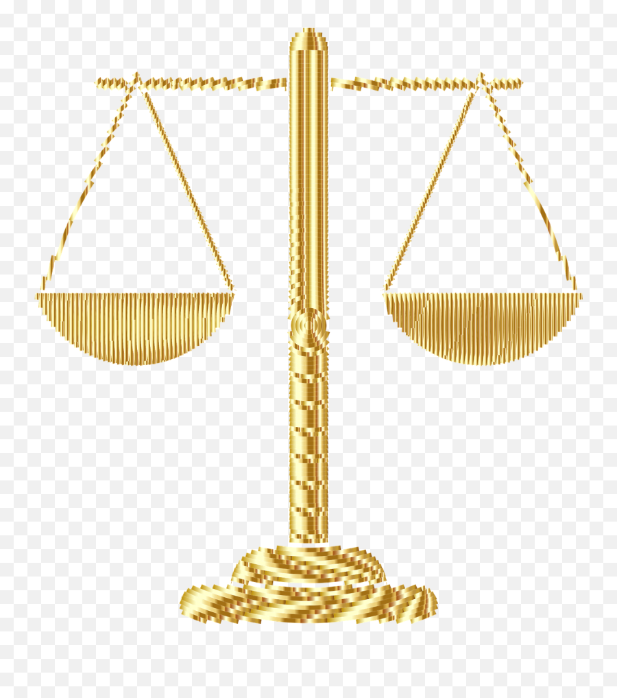 Justice Scales Law Equality Gold - Gold Scales Of Justice Transparent Background Emoji,Scales Of Justice Emoji