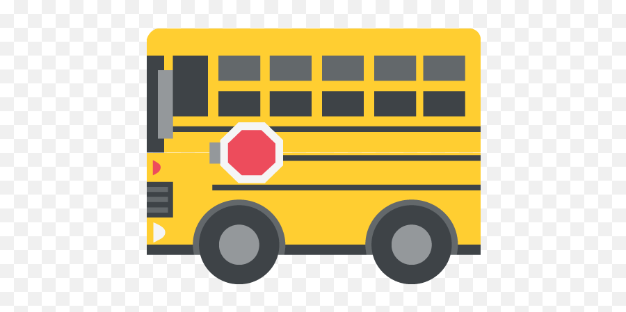 Bus Emoji For Facebook Email Sms - School Bus Emoji Png,Bus Emoji