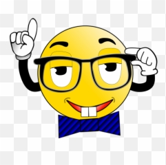Train Your Brain - Nerd Smiley Emoji,Train Emoticon
