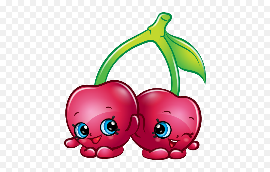 Art Official Shopkins Clipart Free Image - Shopkins Coloring Pages Cherry Emoji,Cherry Emoji Png