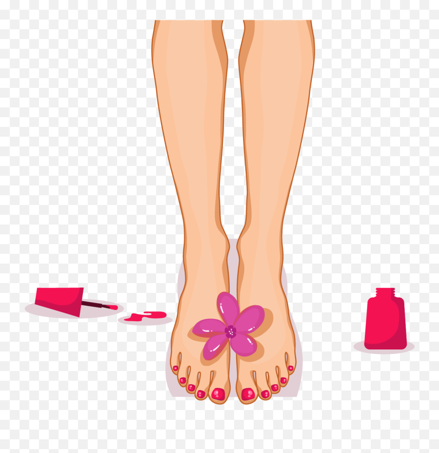 To Paint Nails Clipart - Manicure And Pedicure Cartoon Emoji,Painting Nails Emoji