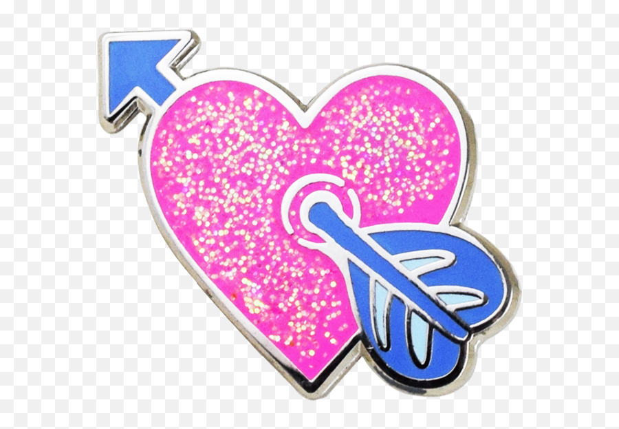 Download Heart With Arrow Emoji Pin - Heart,Heart With Arrow Emoji