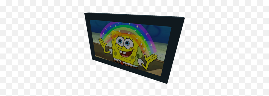 Tv With Show - Spongebob Start Emoji,Tv Emoticon