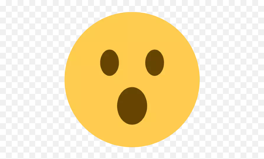 Emojis Flat Style 1 Stickers For Whatsapp - Discord Open Mouth Emoji,Emoticon Con