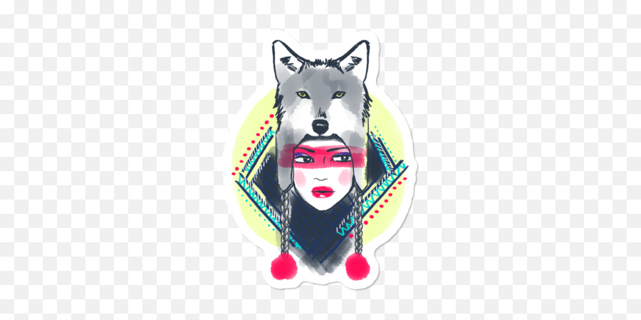 Halloween Emojis Sticker By Dejagraphics Design By Humans - Wolfdog,Halloween Emojis
