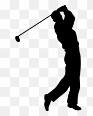 Golfer Silhouette Png - Golf Clipart Png Emoji,Golf Emoji