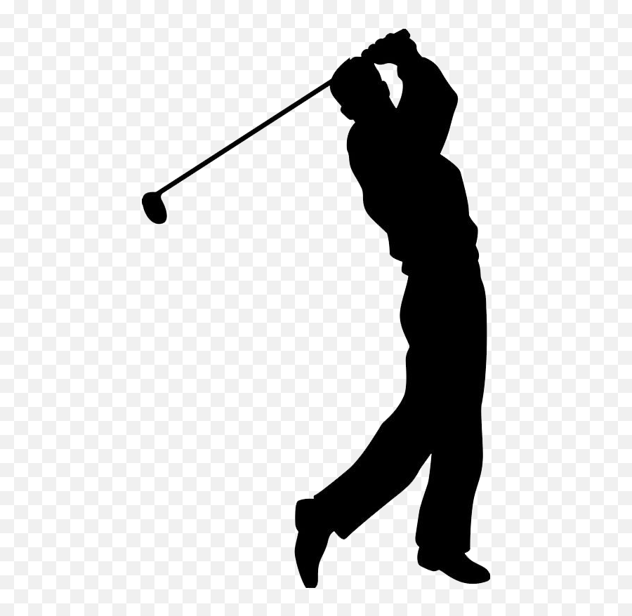 Golfer Silhouette Png - Golf Clipart Png Emoji,Golf Emoji