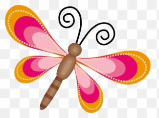 Dragonfly Clipart Heart Trail - Infantil Animadas Libelula Dibujo Emoji,Dragonfly Emoji