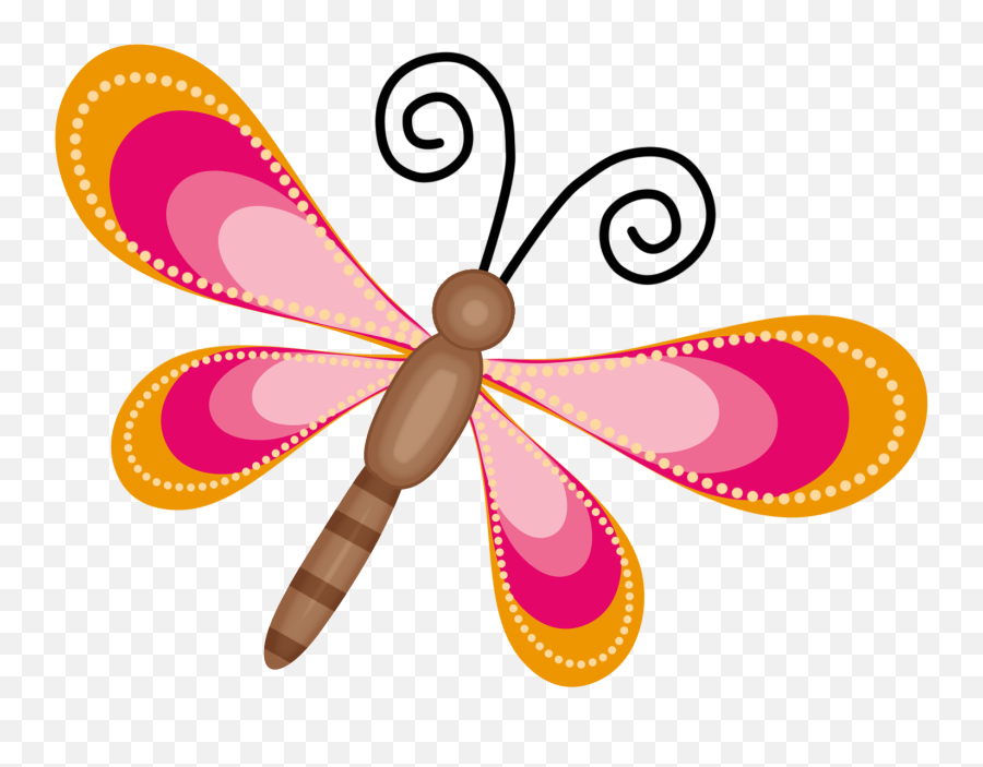 Dragonfly Clipart Heart Trail - Infantil Animadas Libelula Dibujo Emoji,Dragonfly Emoji