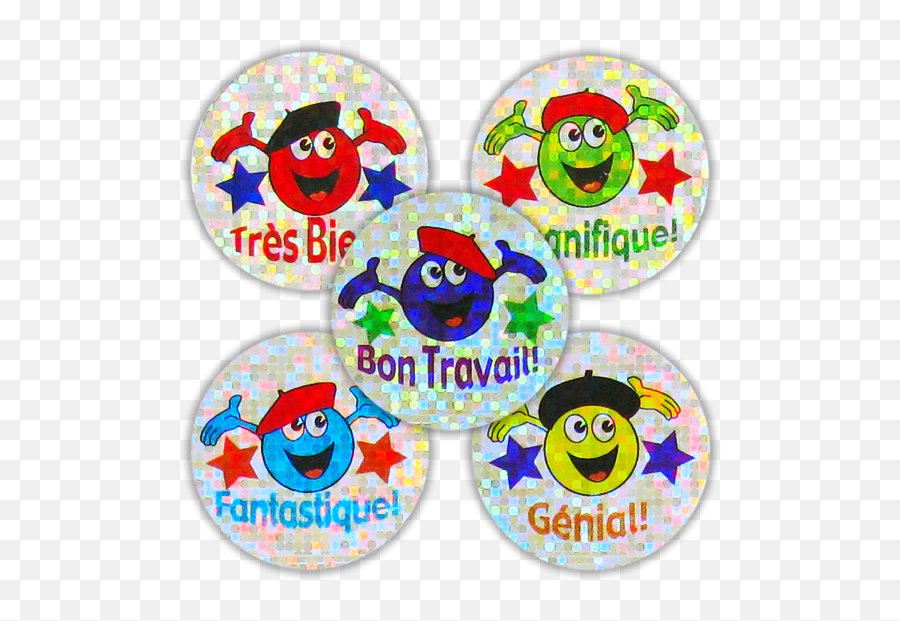Sticker French Sparkling Variety Sheet Sparkle Stickers - Cartoon Emoji,French Emoji