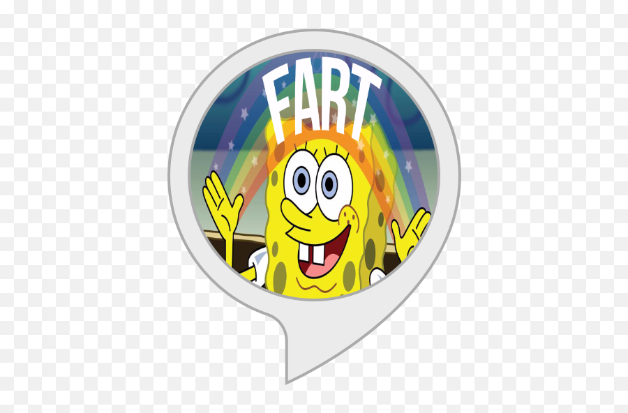 Amazoncom Bottomless Farts Alexa Skills - Spongebob Squarepants Emoji,Butt Emoticon