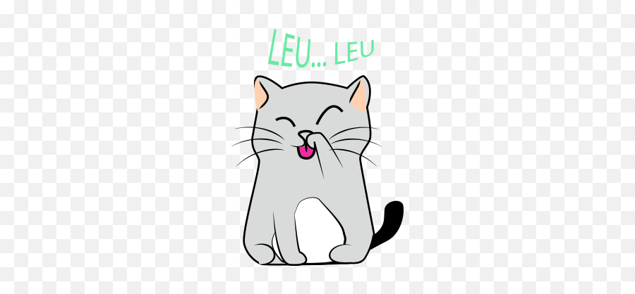 Cute Cats Emoji For Imessage By Kien Hoang - Cat Yawns,Cute Cat Emoji