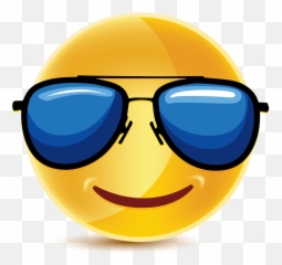 Ironicmeme Ironic Png Sunglasses Emoji Smileyface - Smiley Face ...