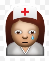 Sad Nurse Transparent Emoji