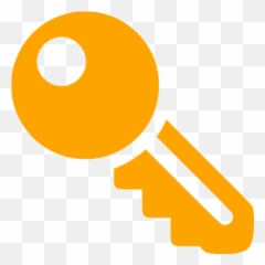 Orange key 3 icon - Free orange icons Key Icon Png Emoji