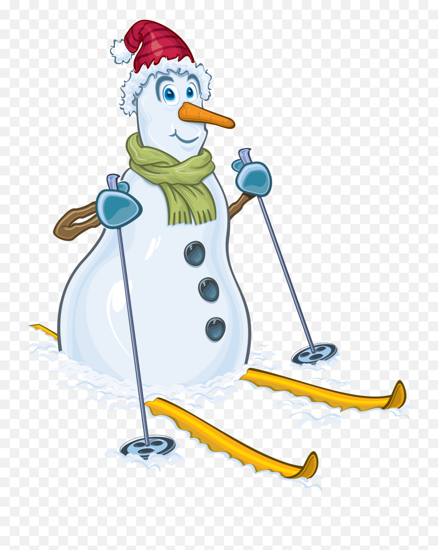 Skiing Clipart Christmas Skiing - Free Clipart Christmas Ski Emoji,Skiing Emoticon