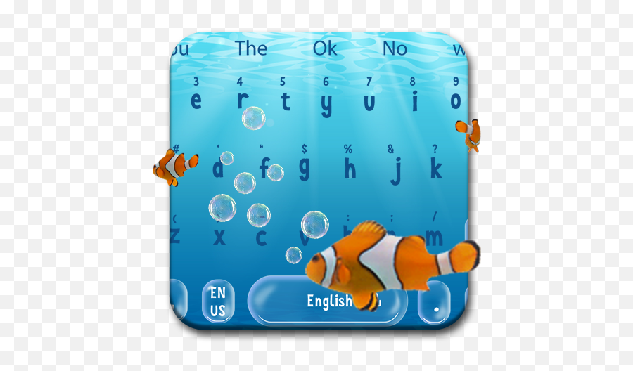 3d Live Clown Fish Keyboard Theme - Illustration Emoji,Clown Fish Emoji