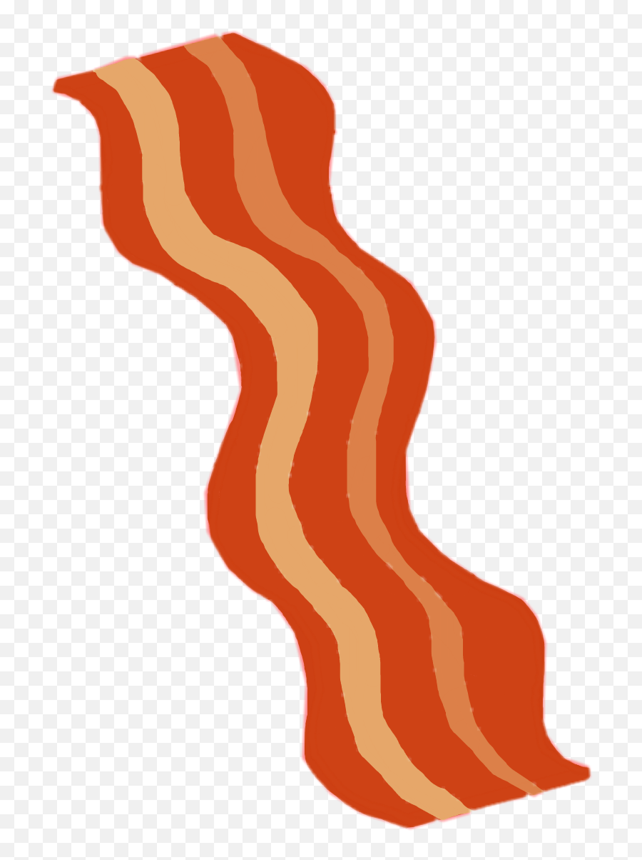 Bacon Sticker By Erica Benson - Horizontal Emoji,Bacon Emoji