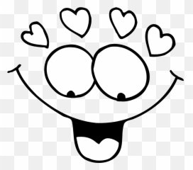 Clipart Of Request - Funny Faces Png Download Black And White Emoji