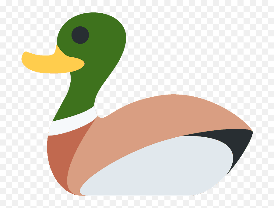 Duck Emoji Clipart - Duck Emoji Twitter,Peacock Emoji
