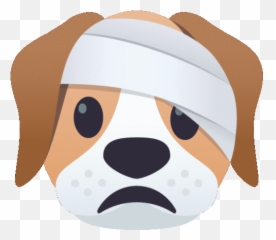 Injured Dog GIF - Joypixels Discover u0026 Share GIFs Transparent Image Face Emoji